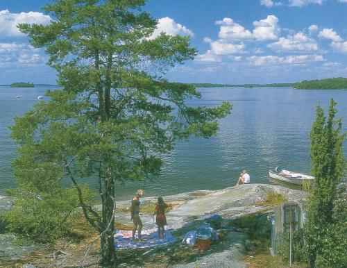 Ferienstimmung am Mälarensee westlich von Stockholm