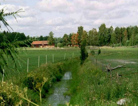 Schwedische Landschaft - Bach in Brunnvalla