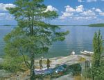 Ferienstimmung am Mlarensee westlich von Stockholm - Klick um zu vergrssern