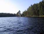 Klick um Bild Rksjn (Raksee) Waldsee in Schweden vergrssert zu sehen