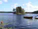 Rksjn ein Waldsee nrdlich von Stockholm - Klicken um vergrssert zu sehen