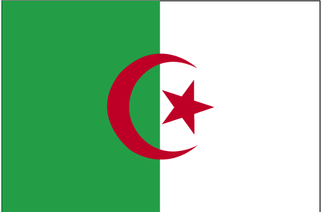 Klick auf Algerien Flagge um vergrssert zu sehen