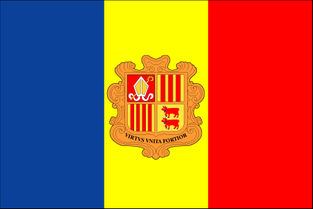 Klick auf Andorra Flagge um vergrssert zu sehen