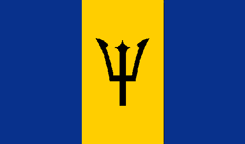 Klick auf Barbados Flagge um vergrssert zu sehen