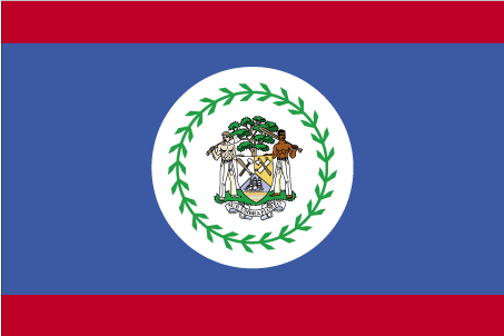 Klick auf Belize Flagge um vergrssert zu sehen