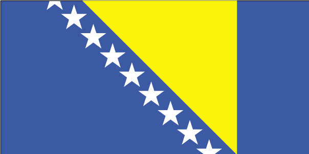 Klick auf Bosnien Herzegowina Flagge um vergrssert zu sehen