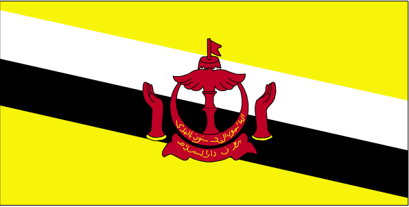 Klick auf Brunei Flagge um vergrssert zu sehen