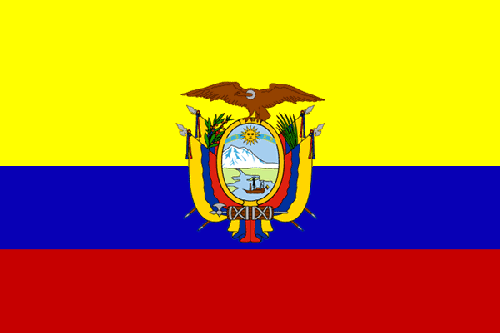 Klick auf Ecuador-Flagge um vergrssert zu sehen