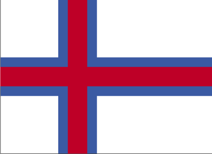 Fr mehr Info ber die Farer Inseln - Flagge anklicken