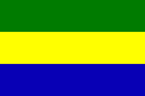 Fr mehr Info ber Gabon - Flagge anklicken