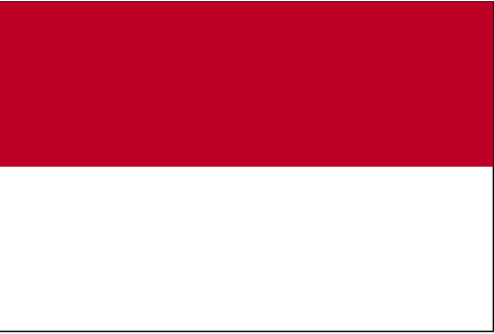 Fr mehr Info ber Indonesien - Flagge anklicken