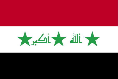 Fr mehr Info ber Irak - Flagge anklicken