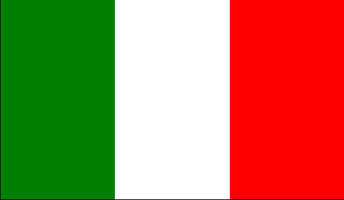 Fr mehr Info ber Italien - Flagge anklicken