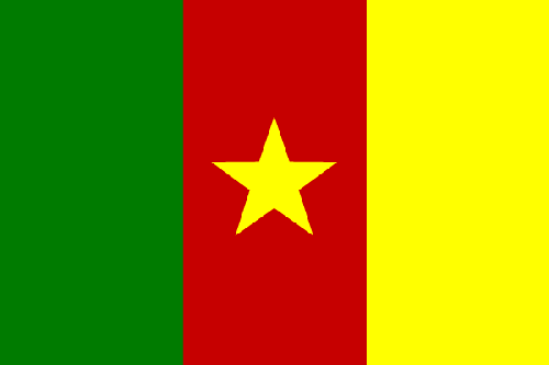 Fr mehr Info ber Kamerun - Flagge anklicken