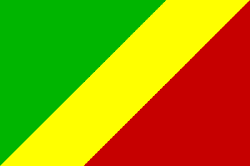 Fr mehr Info ber Republik Kongo - Flagge anklicken