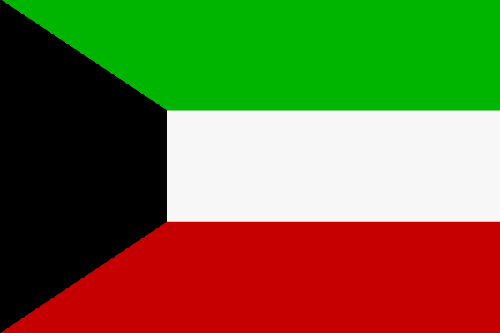 Fr mehr Info ber Kuwait - Flagge anklicken