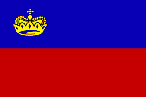 Fr mehr Info ber Frstentum Liechtenstein - Flagge anklicken