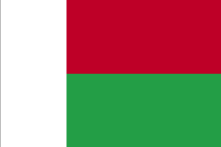 Fr mehr Info ber Madagaskar - Flagge anklicken