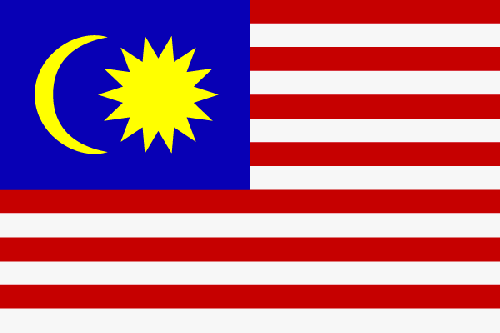Fr mehr Info ber Malaysia - Flagge anklicken