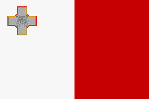 Fr mehr Info ber Malta - Flagge anklicken