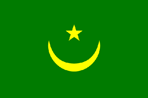 Fr mehr Info ber Mauretanien - Flagge anklicken