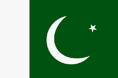 Fr mehr Info ber Pakistan - Flagge anklicken