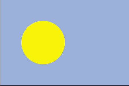 Fr mehr Info ber Palau - Flagge anklicken