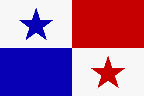 Fr mehr Info ber Panama - Flagge anklicken