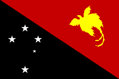 Fr mehr Info ber Neuguinea - Flagge anklicken