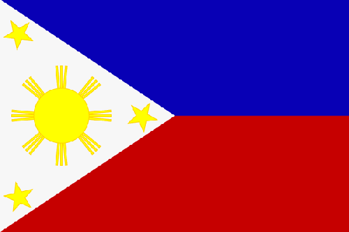 Fr mehr Info ber Philippinen - Flagge anklicken