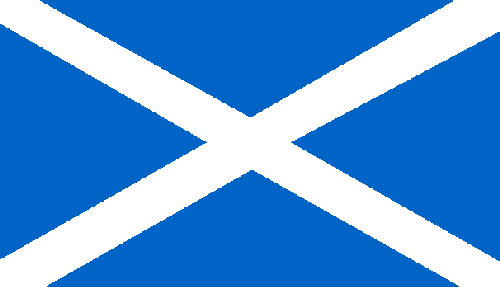 Fr mehr Info ber Schottland - Flagge anklicken