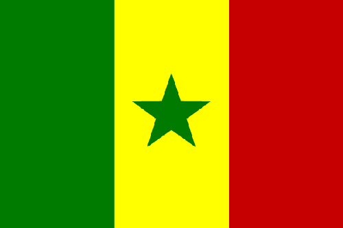 Fr mehr Info ber Senegal - Flagge anklicken