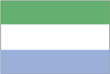 Fr mehr Info ber Sierra Leone - Flagge anklicken