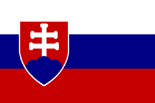 Fr mehr Info ber die Slowakei - Flagge anklicken
