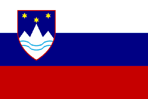 Fr mehr Info ber Slowenien - Flagge anklicken
