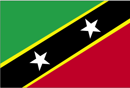 Fr mehr Info ber St. Kitts - Flagge anklicken