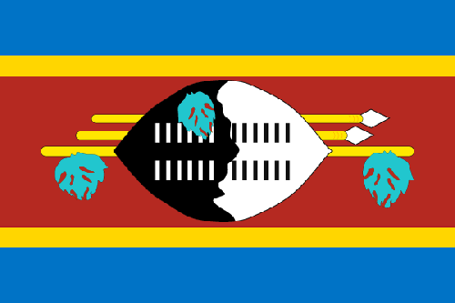 Fr mehr Info ber Swasiland - Flagge anklicken