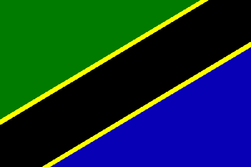 Fr mehr Info ber Tansania - Flagge anklicken