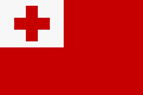 Fr mehr Info ber Tonga - Flagge anklicken