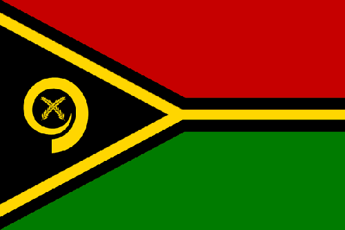 Fr mehr Info ber Vanuatu - Flagge anklicken